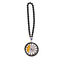 Car Ornament Pendant Metal Wheel Hub Automotive Interior Hanging Decoration