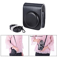 Túi đựng máy  ảnh cổ điển PU và dây đeo cho máy ảnh Fujifilm Instax Mini 90