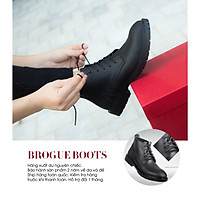 Giày Boots Nam Cổ Cao Da Bò Thật 100% Cao Cấp