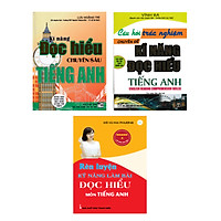 Combo Rèn Luyện Kỹ Năng Làm Bài Đọc Hiểu Môn Tiếng Anh + Câu Hỏi Trắc Nghiệm Chuyên Đề Kỹ Năng Đọc Hiểu Tiếng Anh + Kĩ Năng Đọc Hiểu Chuyên Sâu Tiếng Anh (Bộ 3 Cuốn)
