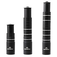 Bike Handlebar Fork Stem Riser Rise Up Extender Extension Heads Up Black Bicycle Adaptor MTB Mountain Cycling Part