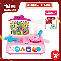 Bộ đồ chơi nấu ăn - nhập vai đầu bếp tài ba Winfun 0755G: Kích thích phát triển ngôn ngữ - xã hội và sự sáng tạo cho bé - tặng đồ chơi tắm 2 món