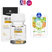 Viên uống chống nắng Heliocare 360° Oral 30 viên TẶNG mặt nạ Sexylook (Nhập khẩu)