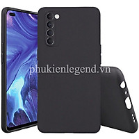 Ốp lưng silicon dẻo màu đen cho OPPO Reno 4 Reno 4 Pro
