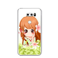 Ốp lưng dẻo cho điện thoại LG V30 - 0383 BABYGIRL03 - Hàng Chính Hãng