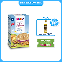 Bột ăn dặm dinh dưỡng Sữa, Ngũ cốc hoa quả tổng hợp - Mận Tây HiPP Organic 250g