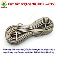 Cảm biến nhiệt độ NTC10K B=3950 dùng cho máy nước nóng năng lượng mặt trời