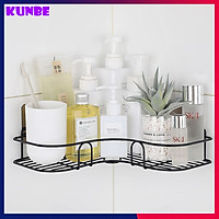 Giá Góc, Kệ Góc Treo Tường, Dán Tường Bằng Miếng Dính Cường Lực Siêu Chắc (Không Phải Khoan) Cho Nhà Tắm, Nhà Vệ Sinh, Nhà Bếp Thêm Gọn Gàng - Tặng Kèm Miếng Rửa Bát Silicon