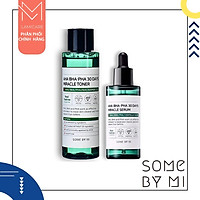 Bộ 2 sản phẩm làm sạch mụn, thâm Some By Mi 30 Days Miracle (toner and cream)