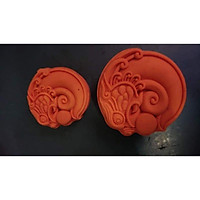 khuôn trung thu lò xo rồng ngậm ngọc 150g 1 mặt 1 nhấn