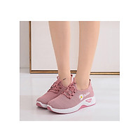 Giày Thể Thao Nữ Hoa Cúc Vải Nhẹ Êm Chân Sport Trẻ Trung - MSP 3223