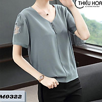 Áo lụa cao cấp giành cho phụ nữ trung niên siêu sang trọng chất lụa thoáng mát