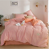 Bộ Chăn Ga Gối Cotton Tici 5 Món ( Chăn Chần Bông) -TMP046