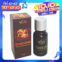 Timeking - Tăng cường sinh lý nam, bổ thận, tráng dương. Hạn chế quá trình mãn dục nam. Với 6 loại dược liệu quý cô đặc trong lọ x 10ml. Sản phẩm của Vioba.