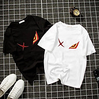 Áo thun unisex đôi mắt cá tính cực chất