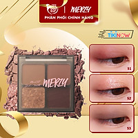 Bảng Phấn Mắt 4 Ô Merzy Mood Fit Shadow Palette 8g