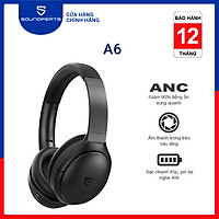 Tai Nghe Chụp Tai Bluetooth SoundPEATS A6 chống ồn chủ động ANC - Hàng chính hãng