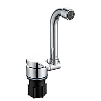 Vòi nước xoay 360 độ 1 van có thể gập lại kết hợp nước nóng lạnh cho nhà di động