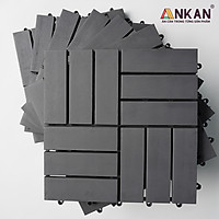 Combo 10 Vỉ gỗ lót sàn ban công Loại 12 Nan Màu Xanh Ngọc - Thương Hiệu ANKAN - Tiêu Chuẩn Châu Âu, Vỉ Ốp Gỗ Lót Sàn, Vỉ Nhựa Gỗ Lót Ban Công, Ngoài Trời, Hành Lang, Sân Vườn, Hồ Bơi, Vỉ Gỗ Tự Nhiên, Siêu Bền, Chịu Nước Tốt