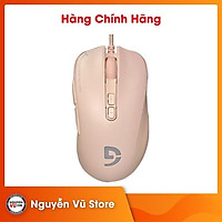 Chuột có dây game Fuhlen G90 pink - Hàng chính hãng.