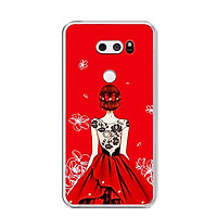 Ốp lưng dẻo cho điện thoại LG V30 - 0076 GIRL05 - Hàng Chính Hãng