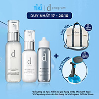 BỘ SẢN PHẨM D PROGRAM CHỐNG NẮNG VÀ DƯỠNG TRẮNG DA HOÀN HẢO (TINH CHẤT CHỐNG NẮNG BẢO VỆ DA 40ML + NƯỚC CÂN BẰNG DƯỠNG TRẮNG DA 125ML + SỮA DƯỠNG TRẮNG DA 100ML)