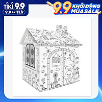 Mô Hình Nhà Lắp Ráp Tô Cho Trẻ Em DIY
