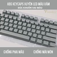 ABS Keycaps, Xuyên LED, In Khuôn Hai Màu cao cấp kiểu DoubleShot Không Phai Màu - Dùng cho bàn phím cơ.