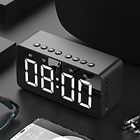 Loa Bluetooth Kiêm Đồng Hồ Báo Thức Và Gương Soi Tiện Lợi BT 506 (giao màu ngẫu nhiên)