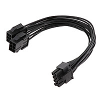 6 Pin to 8 Pin PCI Express Graphics Card Power Cable Port Multiplier