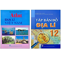 Combo Tập Bản Đồ Địa Lí 12 + Atlat Địa Lí Việt Nam (2 cuốn)