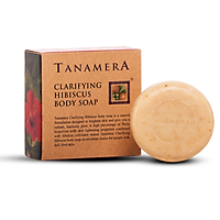 Xà bông tắm hoa dâm bụt Tanamera ( Clarifying hibiscus body soap )