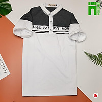 Áo thun nam nữ cotton, áo phông cổ trụ phối màu cá tính - NH SHOP