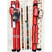Combo cơ bida phăng Longoni, tặng bao đựng cơ,găng tay, lơ