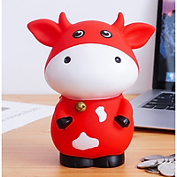Ống heo tiết kiệm hình con trâu - Đỏ