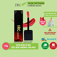 Son kem lì IRC kết hợp dầu Jojoba dưỡng môi công nghệ Hàn Quốc khóa màu không chì gồm 5 màu hồng đất, đỏ cam, đỏ gạch...