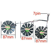 3 Chiếc G-TX HOF 75MM 85MM 4pin Quạt GPU 1070, G-TX GALAXY GeForce 1070 Hall Of Fame G-TX1070 Phiên Bản Giới Hạn Quạt Thẻ Video HOF