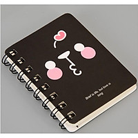 Sổ tay cute mini lò xo ghi chép kế hoạch, công thức, từ vựng họa tiết mặt cười cute - Sổ tay TMBOOKS