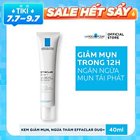 Kem Dưỡng Giảm Mụn, Ngừa Thâm, Thông Thoáng Lỗ Chân Lông La Roche-Posay Effaclar Duo+ 40ml