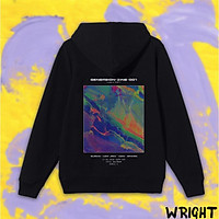 Áo hoodie Wright genz genersion zine 001 phong cách streetwear 2021 unisex