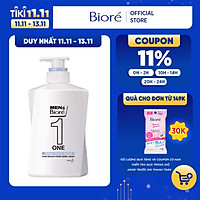 Sữa Tắm - Gội - Rửa Mặt Men's Bioré One Hương Nước Hoa Fruity Savon 480ml