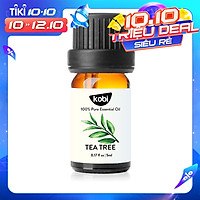 Tinh Dầu Tràm Trà Kobi - Tinh Dầu Thiên Nhiên Nguyên Chất, Tinh Dầu Xông Phòng, Giúp Giảm Stress, Xua Đuổi Côn Trùng Và Khử Mùi Hiệu Quả, Thích Hợp Dùng Với Đèn Xông Và Máy Khuếch Tán Tinh Dầu (5ml)