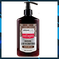 Kem dưỡng tạo kiểu tóc xoăn ARGANICARE COLLAGEN LEAVE-IN CONDITIONER 400ml ISRAEL