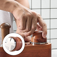 Coffee Tamper and Distributor,Stainless Steel Espresso Coffee Leveler,Fits for Breville Portafilter,Professional Adjustable Depth Espresso Hand Tamper