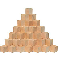 100 hạt Cube - khối gỗ hình lập phương sáng tạo xếp hình