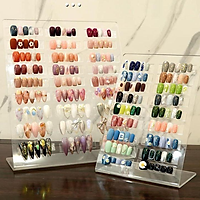 Bảng Mica trưng bày móng nail tặng kèm thanh gắn móng mẫu siêu đẹp