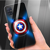 Ốp điện thoại kính cường lực cho máy Samsung Galaxy A71 - Khiên của captain MS ACZTU009
