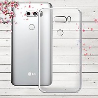 Ốp lưng cho LG V30 - 01253 - Ốp dẻo trong - Hàng Chính Hãng