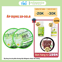 Gel Lô Hội Dưỡng Ẩm Đa Năng & Làm Mềm Da Từ Nha Đam Tươi MILAGANICS 300ml (Hũ)
