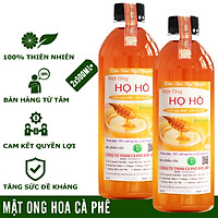 Combo 2 Chai Mật Ong Hoa Cà Phê Nguyên Chất HỌ HỒ (500ml x 2 chai)